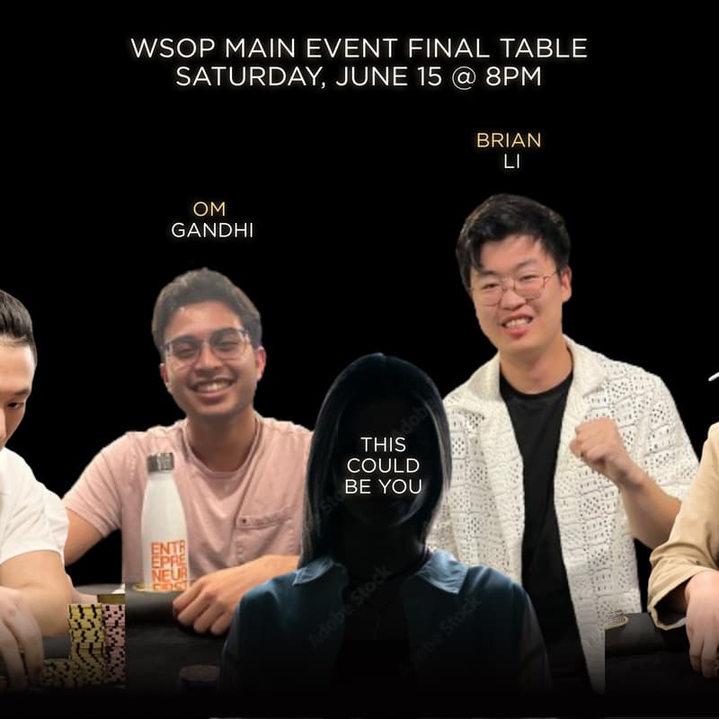 Cover Image for VClub WSOP Satellite FINAL TABLE