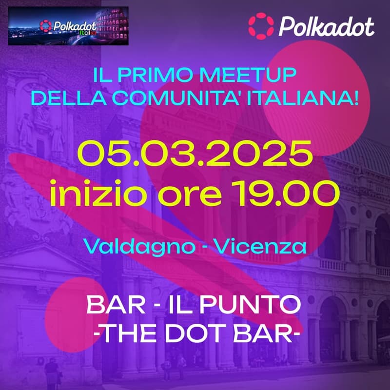 Cover Image for Polkadot Italia Meetup 🇮🇹⭕️