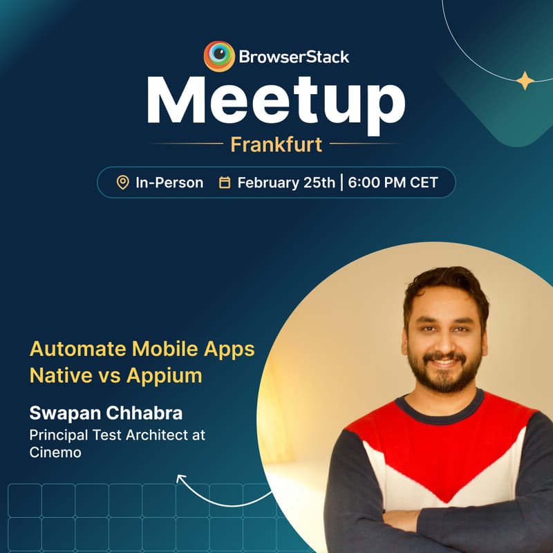 Cover Image for BrowserStack QA In-Person Meetup February