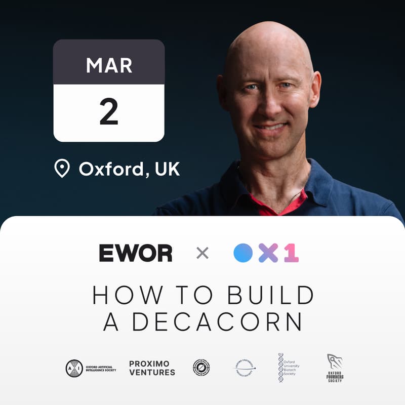 Cover Image for How to build a  decacorn - The Story of SumUp (w/ Petter Made, SumUp Co-founder) - EWOR x OX1