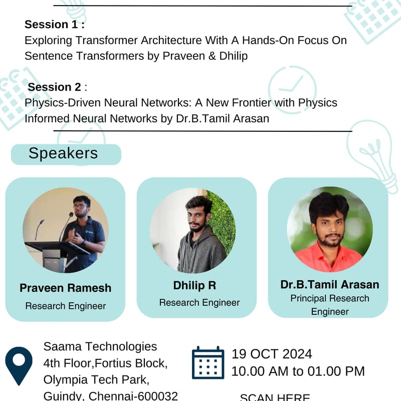 Cover Image for Workshop : Exploring Transformer Arch & PINN