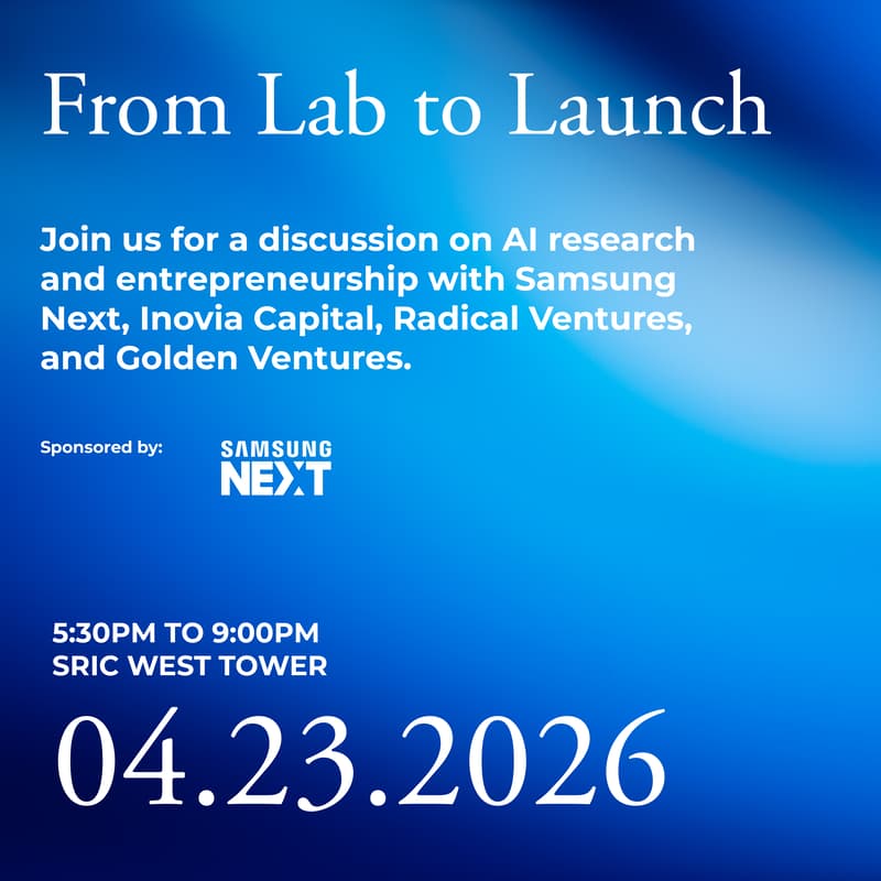 Cover Image for From Lab to Launch: Commercializing AI Research with Samsung Next, Inovia Capital, Radical Ventures, and Golden Ventures