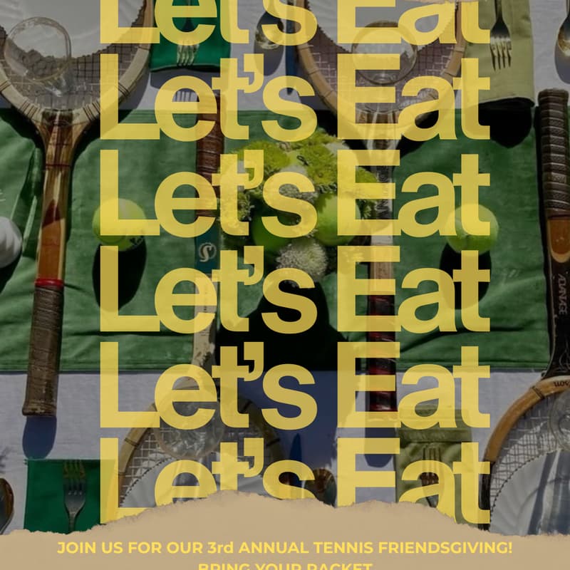 Cover Image for A Tennis Friendsgiving 2025