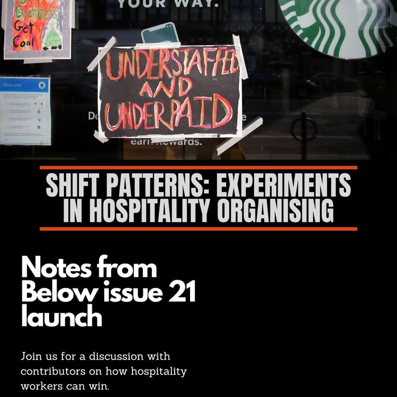 Cover Image for Notes from Below: Issue 21 Launch (Glasgow)