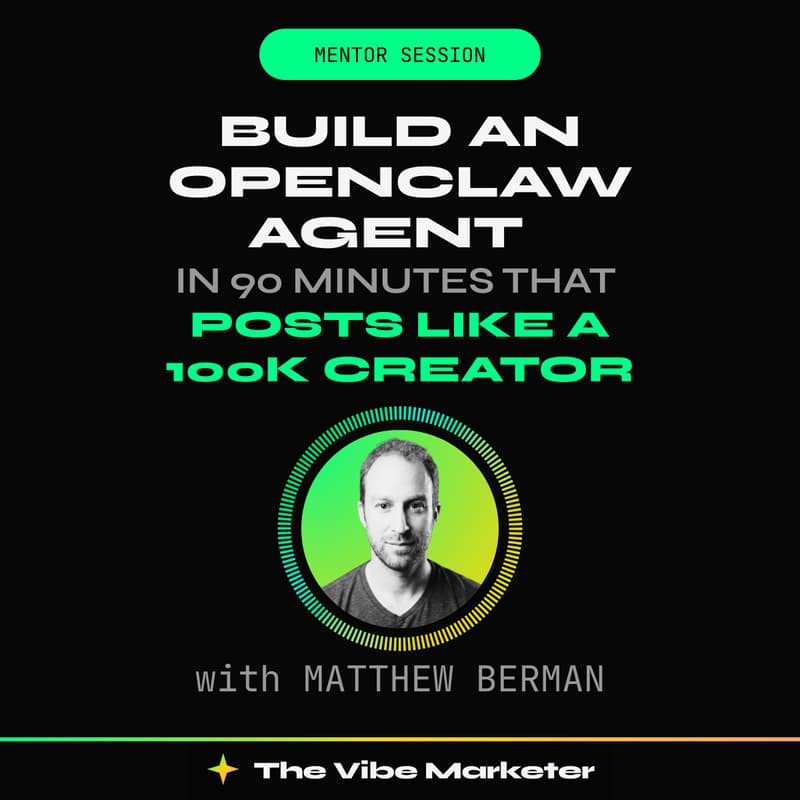 Cover Image for Build an OpenClaw Agent in 90 Minutes That Posts Like a 100K Creator