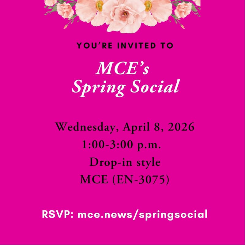 Cover Image for MCE Spring Social