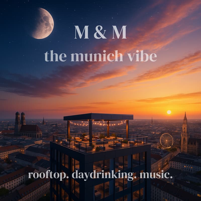 Cover Image for M&M - the munich vibe - rooftop. daydrinking. music.