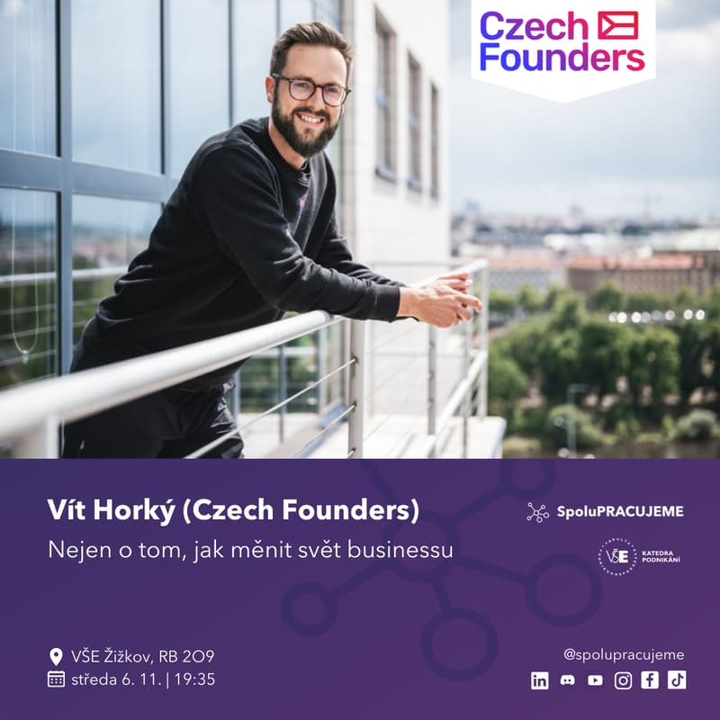 Úvodní obrázek pro Vít Horký (Czech Founders)