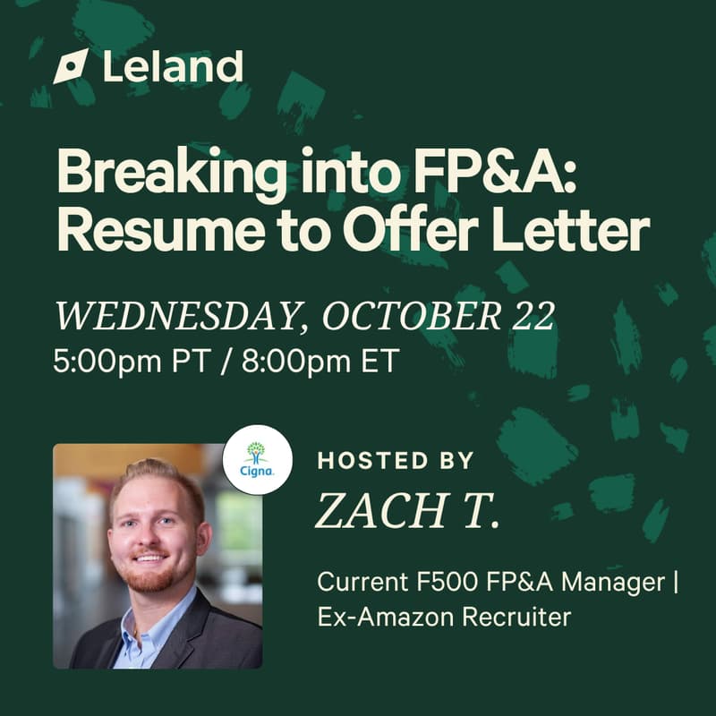 Cover Image for Breaking into FP&A: Resume to Offer Letter