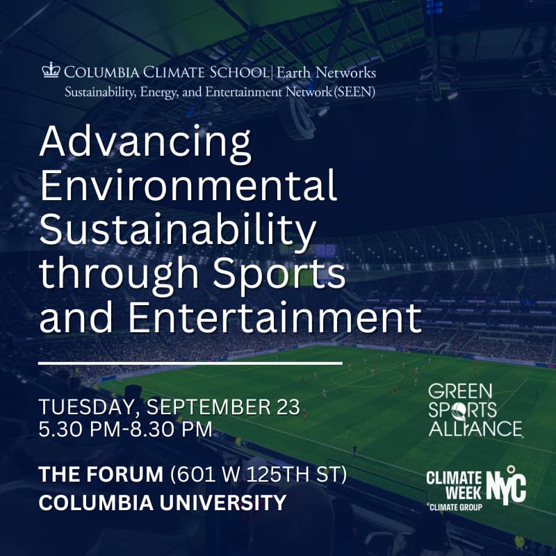 Cover Image for Advancing Environmental Sustainability through Sports and Entertainment