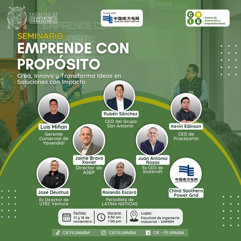 Cover Image for Seminario: EMPRENDE CON PROPÓSITO