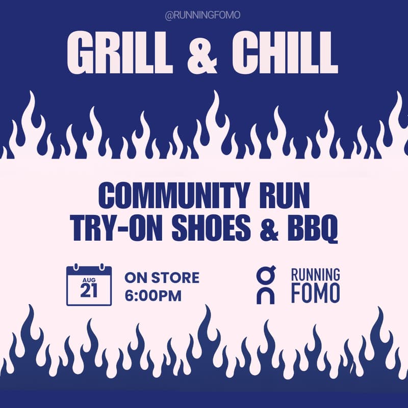Cover Image for ☀️ Summer Grill & Chill - ON x Running FOMO 🏃♀️
