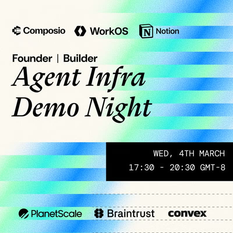 Cover Image for Agent Infra Demo Night