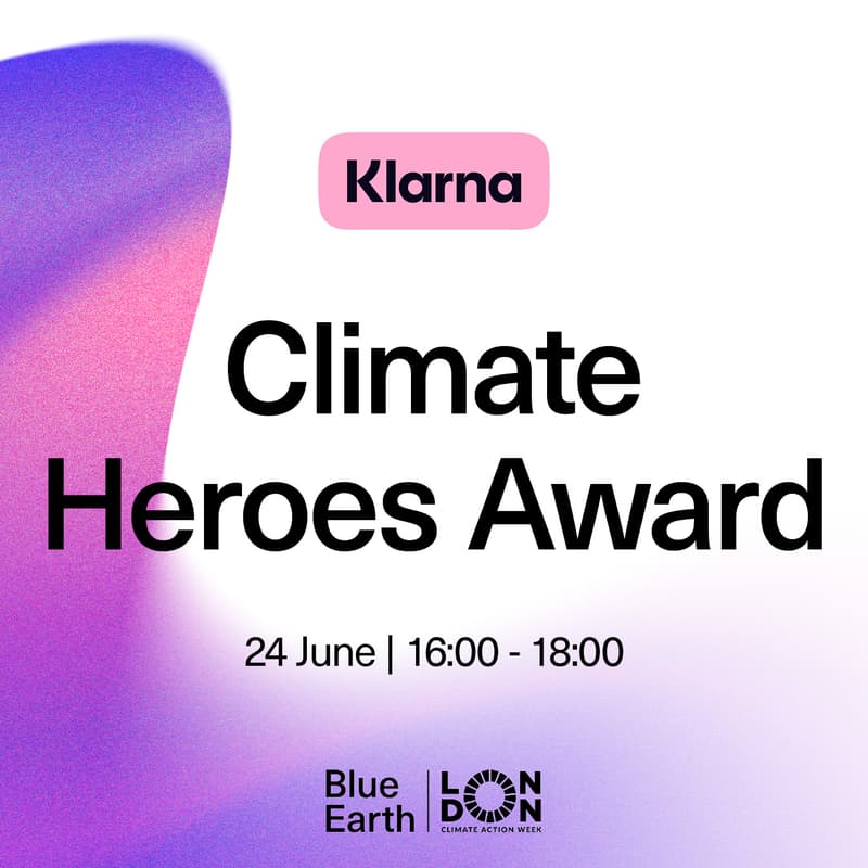 Cover Image for Klarna Climate Heroes Award