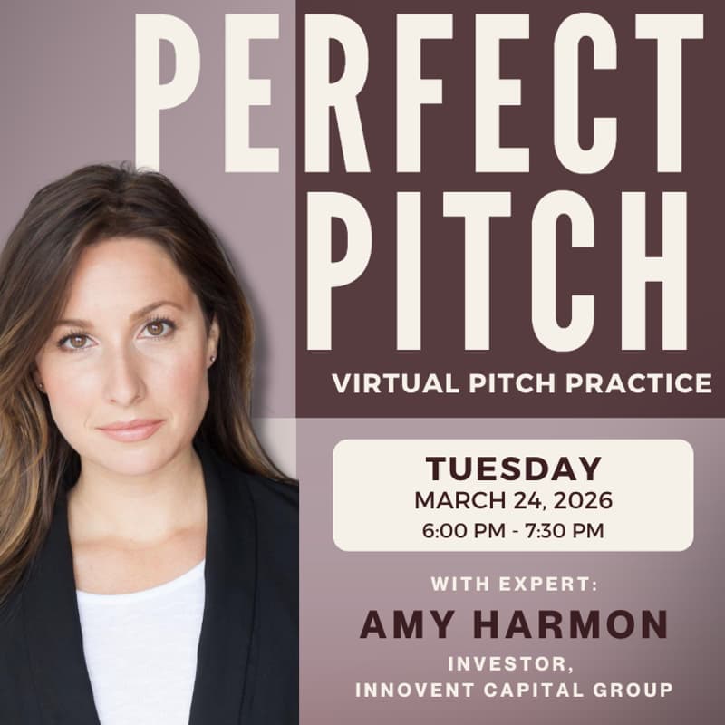 Cover Image for Perfect Pitch: Business Pitch Practice with Amy Harmon