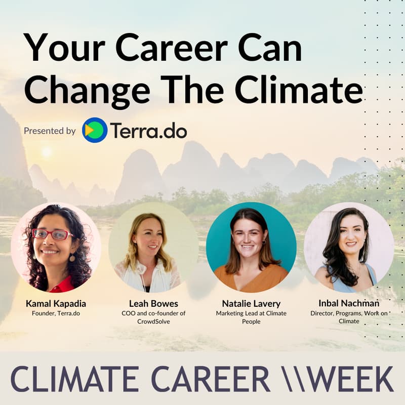Cover Image for Kickoff: Your career can change the climate