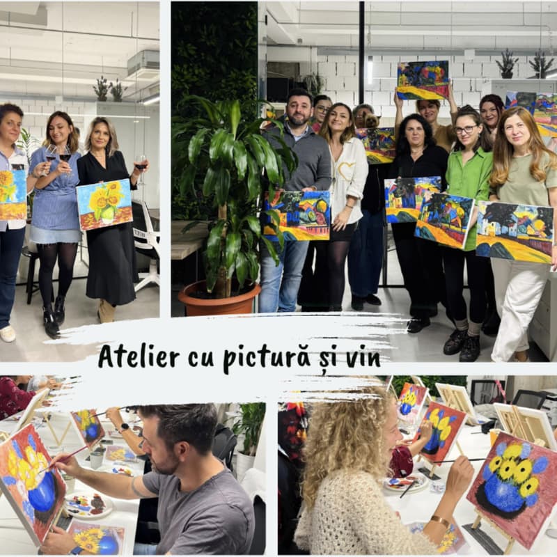 Cover Image for 🎨🍷Seară cu vin si pictură @ Coworkperativa 🍷🎨