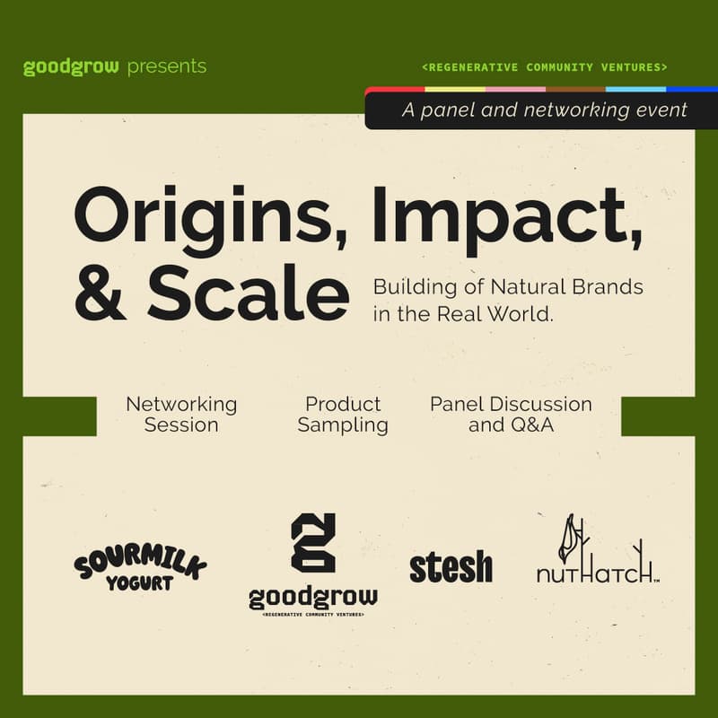 Cover Image for Origins, Impact, and Scale: Building Natural Brands in the Real World