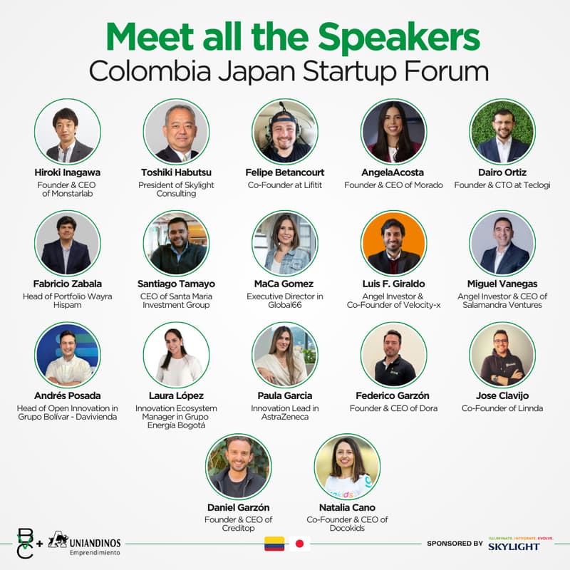 Cover Image for B Venture Capital presents -> Colombia Japan Startup Forum [Exclusive for partners]