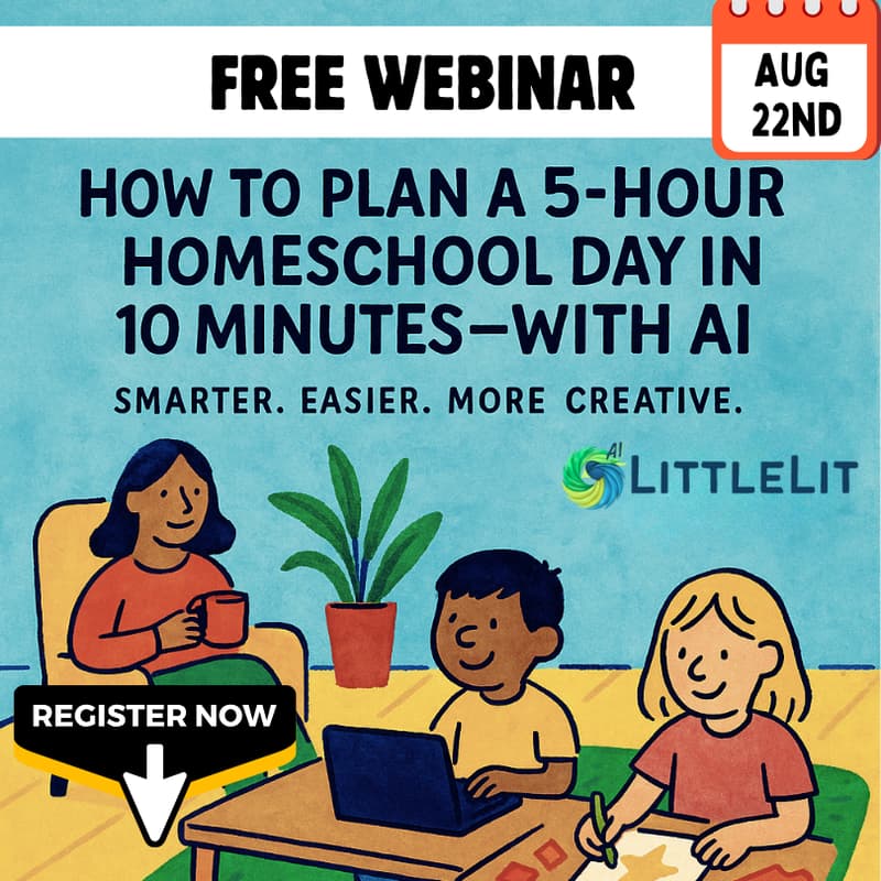 Cover Image for How to Plan a 5 Hour Homeschool Day in 10 Mins