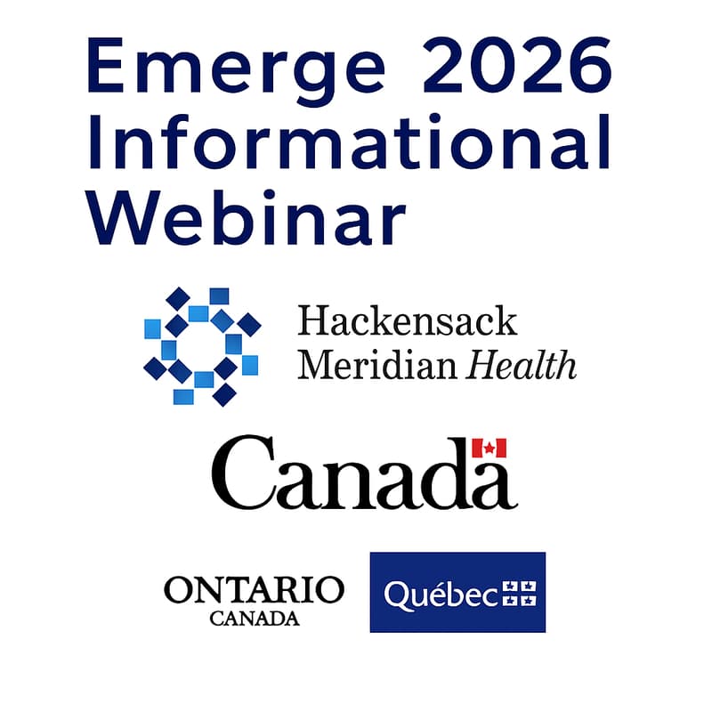 Cover Image for Hackensack Meridian Health: Emerge 2026 Informational Webinar