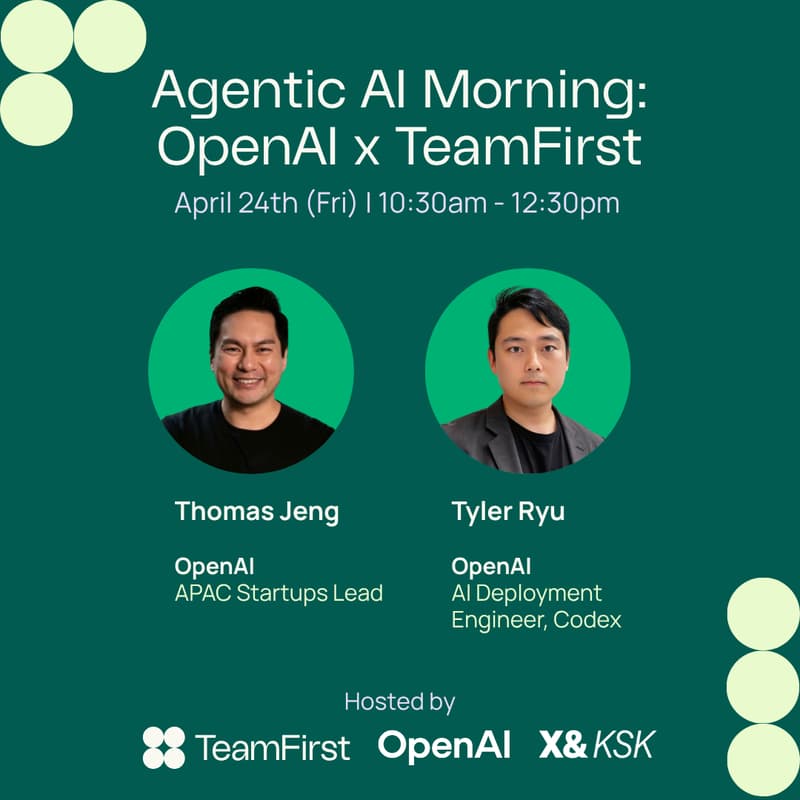 Cover Image for Agentic AI Morning: OpenAI x TeamFirst