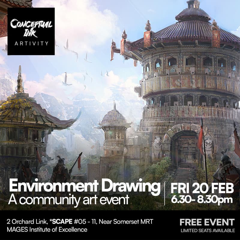 Cover Image for "Artivity" Community Drawing - Environments