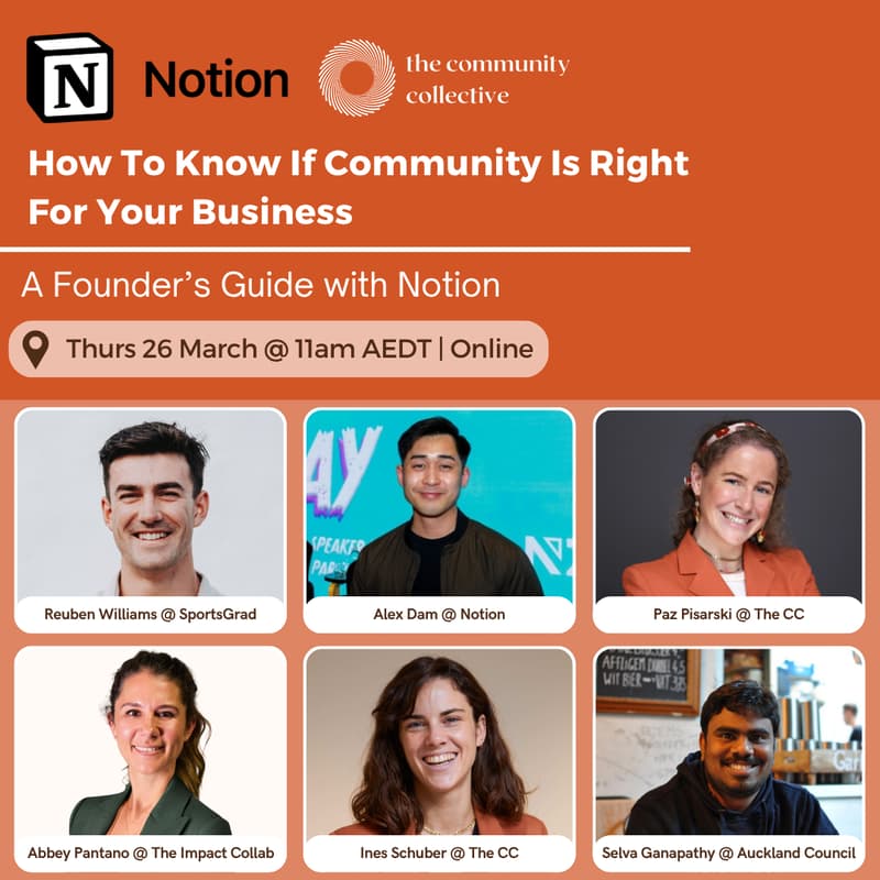 Cover Image for 🏵 Notion x The CC: How To Know If Community Is Right For Your Business