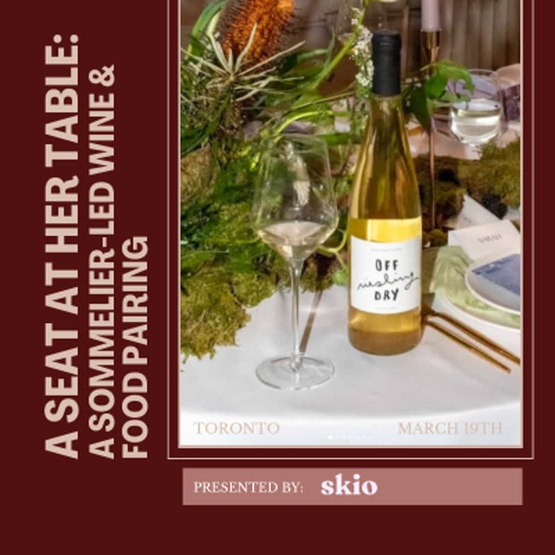 Cover Image for A Seat at HER Table: A Sommelier-Led Wine & Food Pairing