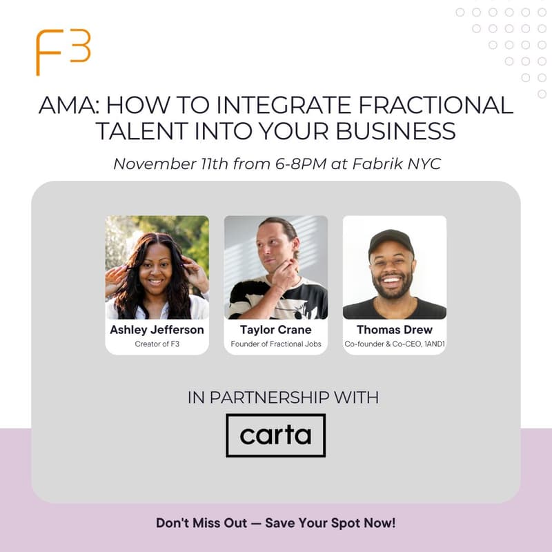 Cover Image for AMA: How to Integrate Fractional Talent into Your Business