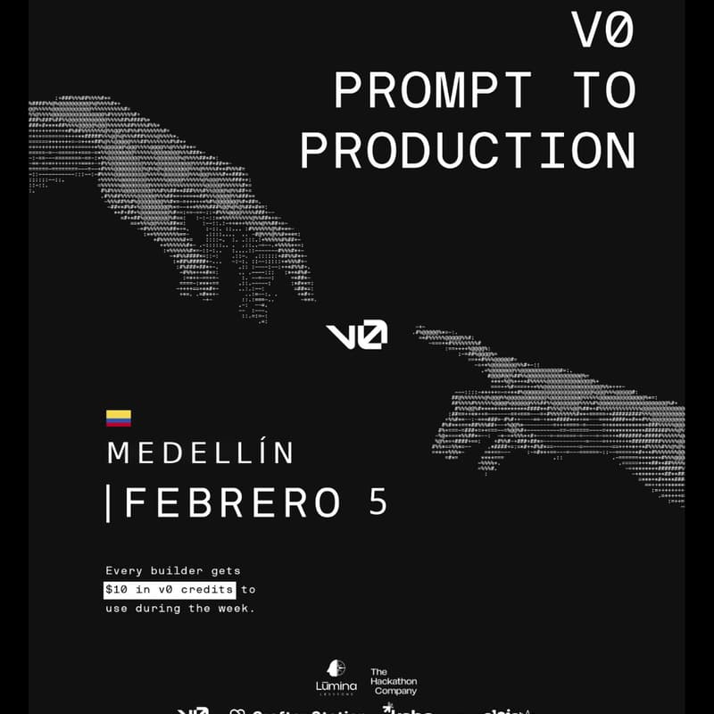 Cover Image for V0 Prompt to Production - Medellin