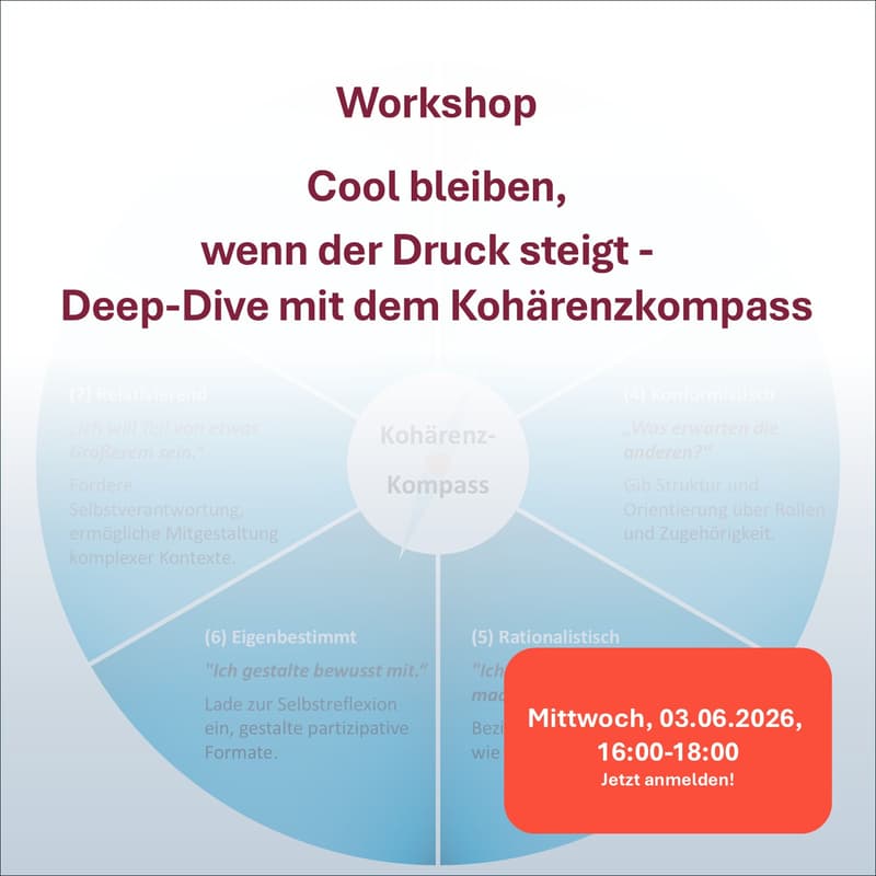 Cover Image for Cool bleiben, wenn der Druck steigt - Deep Dive mit dem Kohärenzkompass