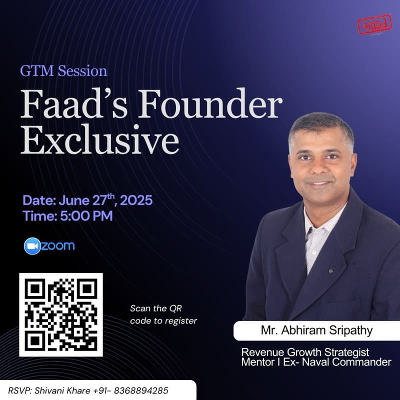 Cover Image for GTM Session: FAAD Founders Exclusive
