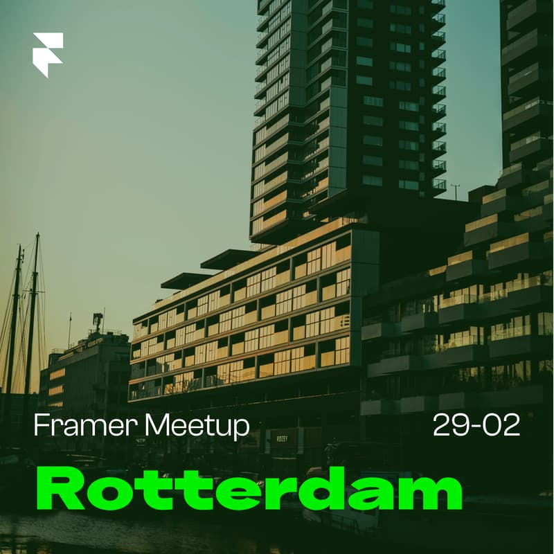 Cover Image for Framer Rotterdam meetup