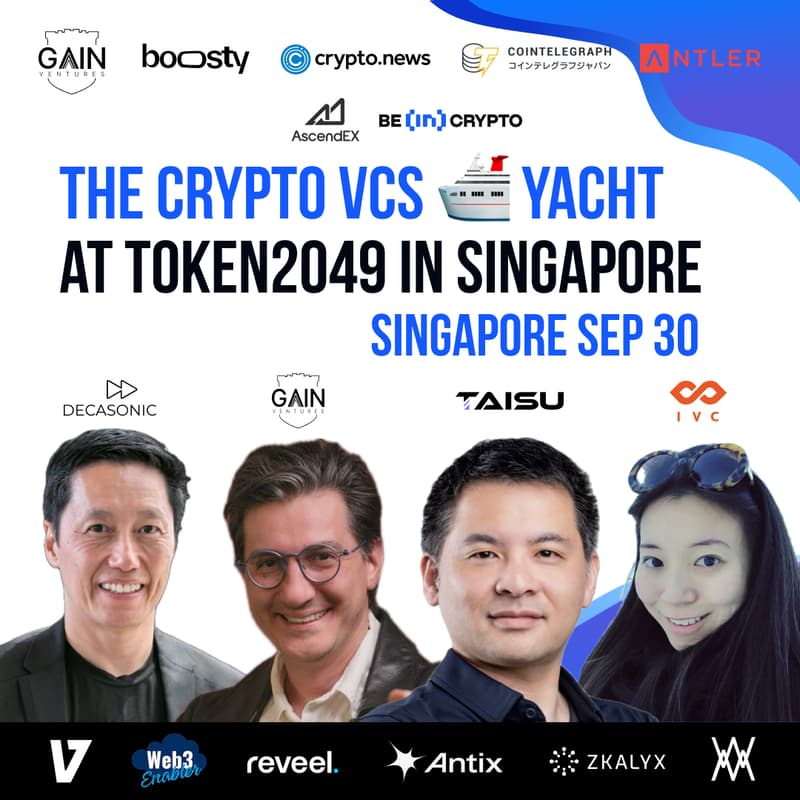 Cover Image for The Crypto+AI VCs 🛳️ YACHT in Singapore