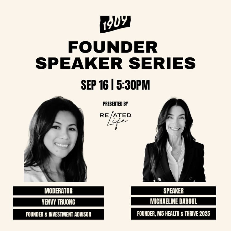 Cover Image for 1909 Founder Speaker Series