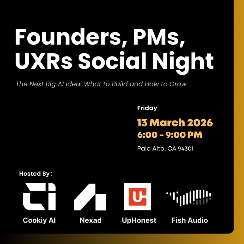 Cover Image for Founders, PMs, UXRs Social Night: What to Build, How to Grow