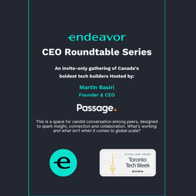 Cover Image for Endeavor CEO Roundtable with Martin Basiri