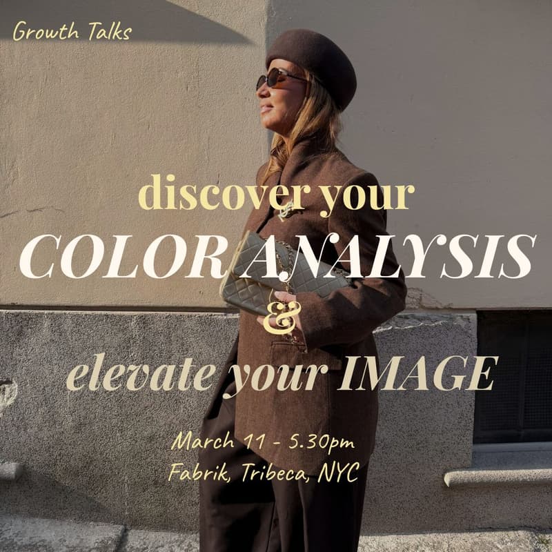 Cover Image for Growth Talks: Discover your color analysis and elevate your image