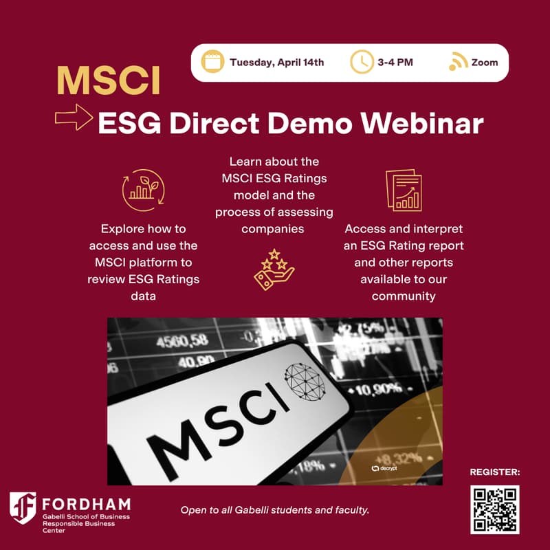 Cover Image for MSCI ESG Direct Demo Webinar