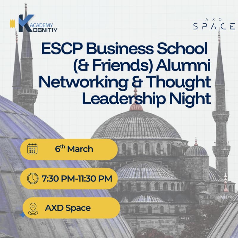 Cover Image for ESCP Business School (& Friends) Alumni Networking & Thought Leadership Night