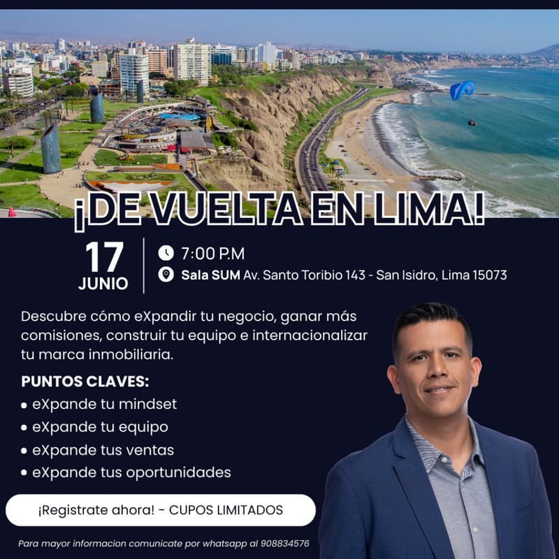 Foto de portada de 🏡 Expande tu Empresa Inmobiliaria con eXp Perú 🚀