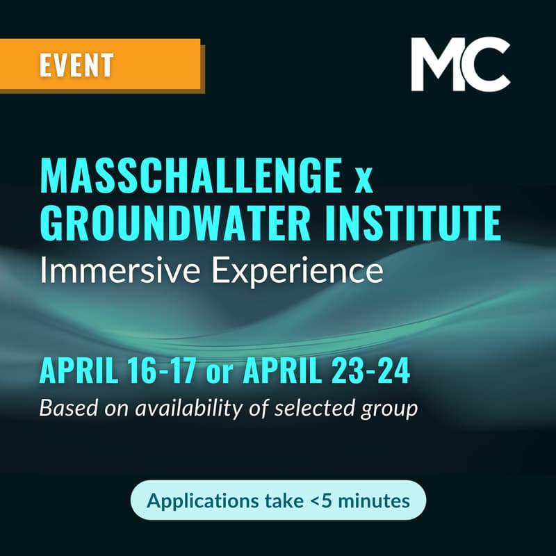 Cover Image for MassChallenge x Groundwater Institute: Immersive Experience (virtual)