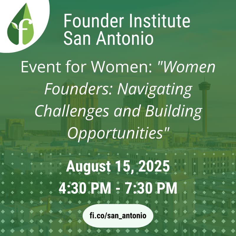 Cover Image for Event for Women: "Women Founders: Navigating Challenges and Building Opportunities"