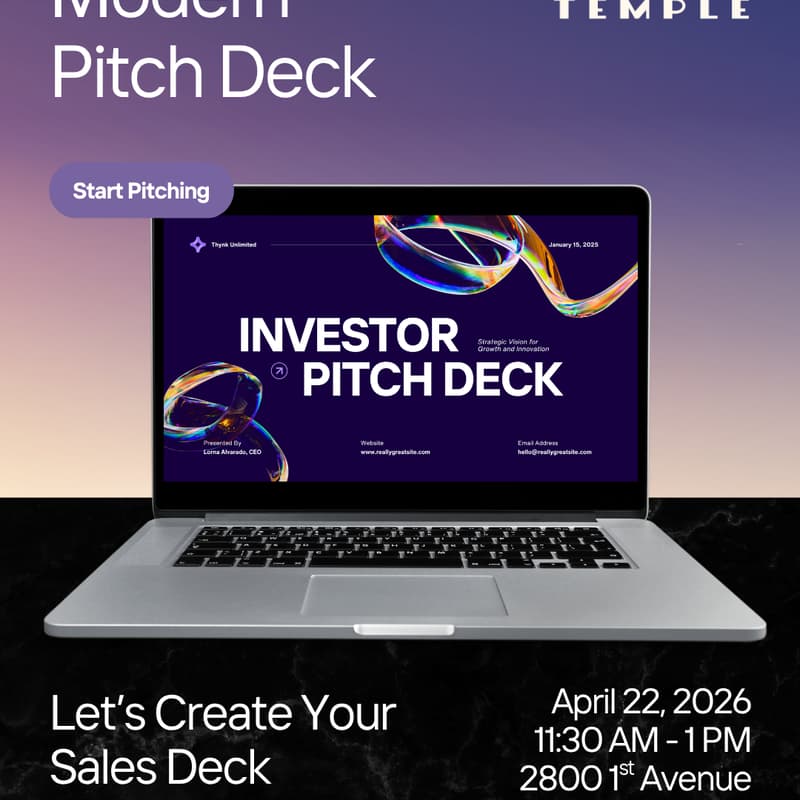 Cover Image for GTM Masterclass: Let's Create Your Sales Pitch Deck
