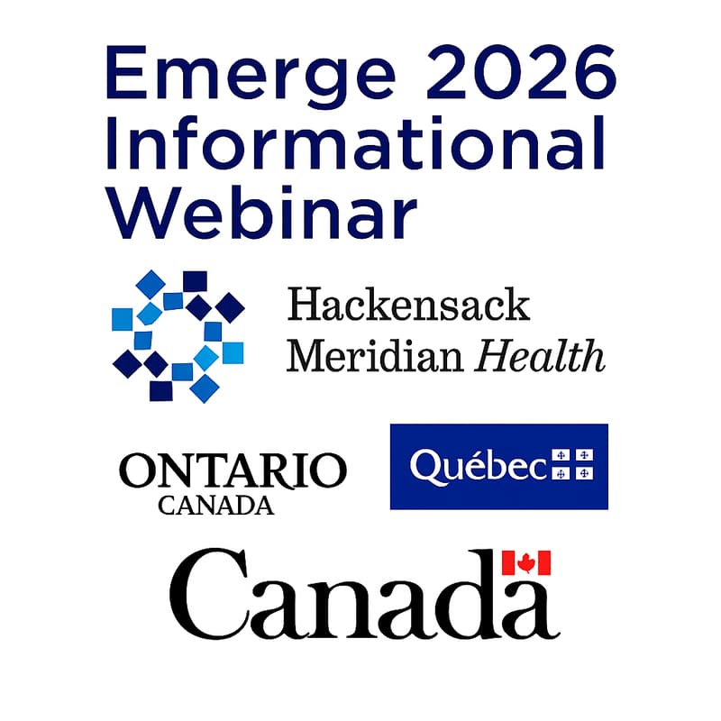 Cover Image for Hackensack Meridian Health: Emerge 2026 Informational Webinar