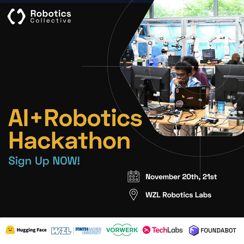 Cover Image for AI + Robotics Hackathon - Aachen