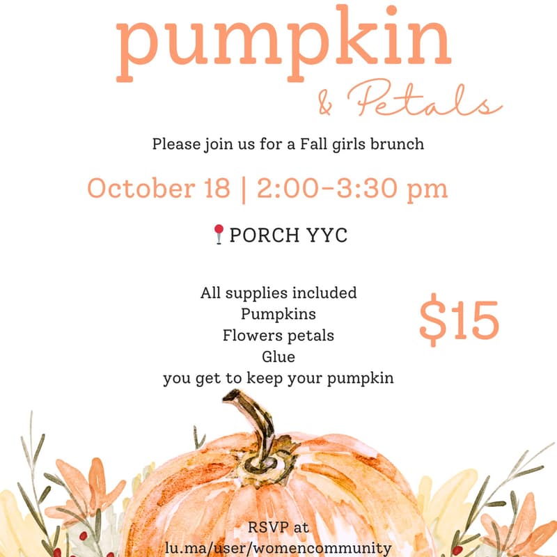 Cover Image for Pumpkin & Petals Brunch
