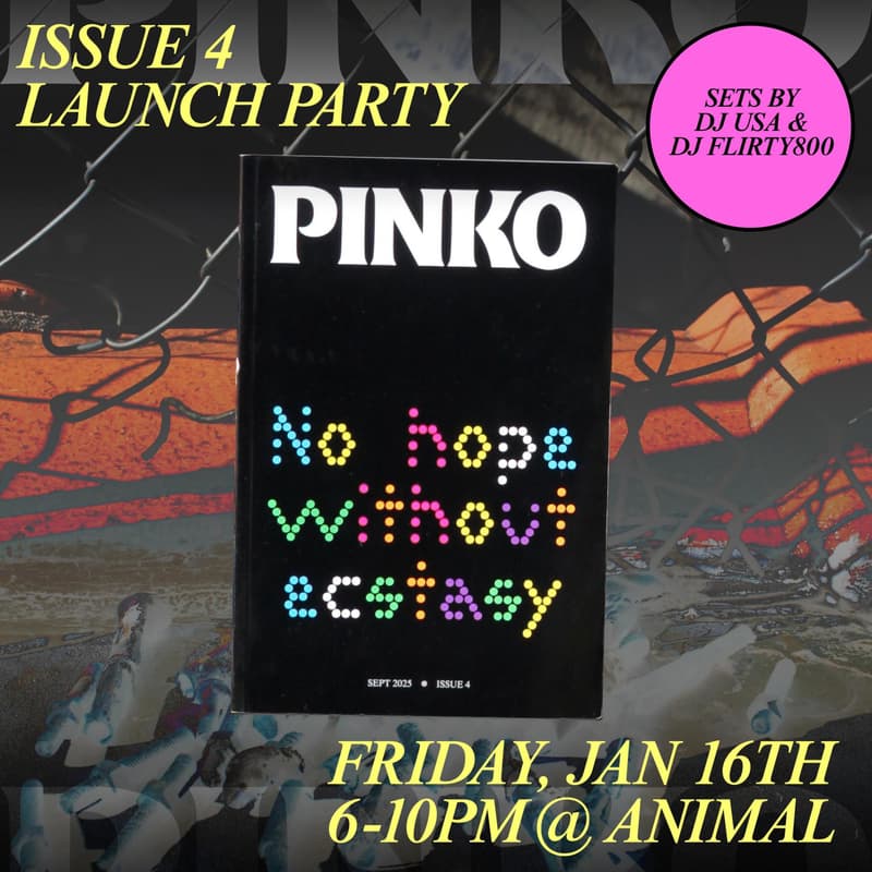 Cover Image for Pinko Issue 4 Launch Party