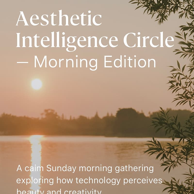 Cover Image for Aesthetic intelligence Circle